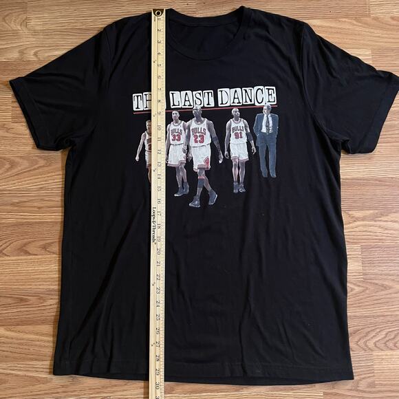 The Last Dance Chicago Bulls Tee L | Jordan Rodman Pippen 90s Vintage Graphic - Picture 3 of 4